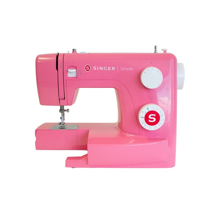 Máquina de costura semiautomática SINGER Simple 3223R eletromecânica