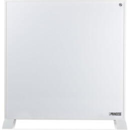 Princess 348035, Display LCD per riscaldatore elettrico a infrarossi con sistema di controllo digitale, bianco