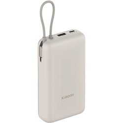 Xiaomi power bank 33w 20000mah câble intégré tan gl