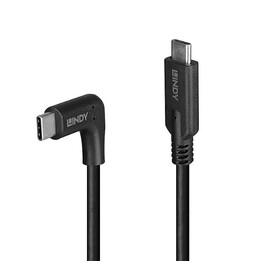 1,5 m USB 3.2 TIPO C, ángulo recto de 90°