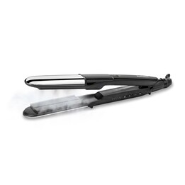 BaByliss Steam Mist Styler Glätteisen Dampf Schwarz, Silber 2,5 m