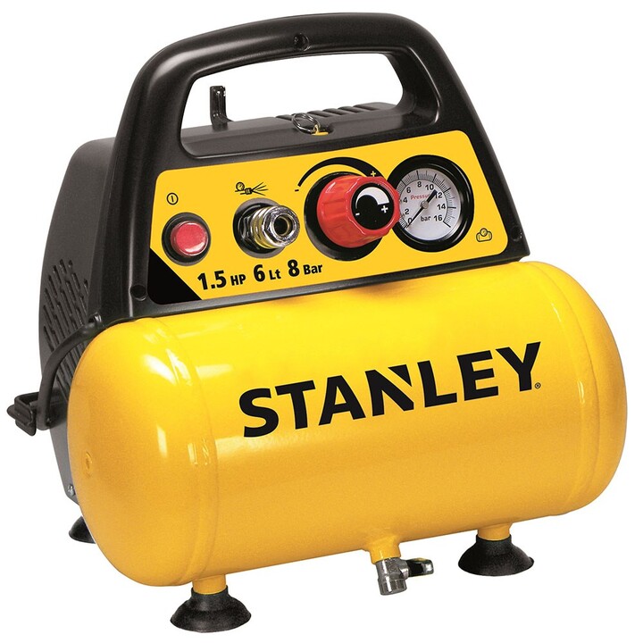 6L OILLESS COMPRESSOR + STANLEY PNEUMATIC KIT