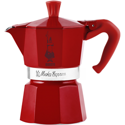 Cafeteira Bialetti Winter Wonderland 3TZ, vermelha