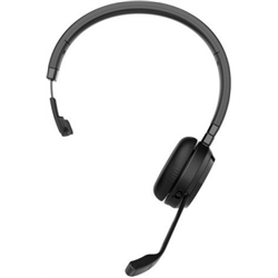 Fones de ouvido Jabra Evolve 65 TE com fio e sem fio para escritório/Call Center USB tipo A Bluetooth preto