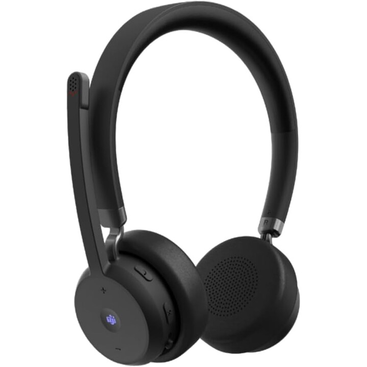 Fone de ouvido VoIP sem fio Lenovo Fones de ouvido sem fio pretos