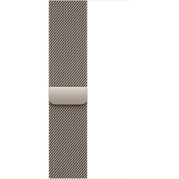 Apple Watch Band - Bracelet Milanais Loop - 46 mm - Naturel - Taille M/L