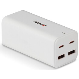 Cargador GaN de 100 W con 4 puertos USB tipo A y C