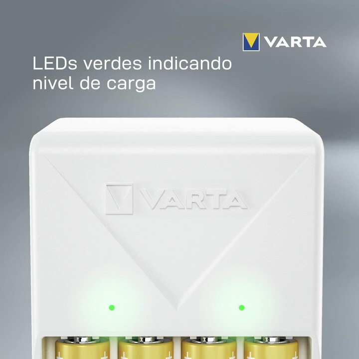 Chargeur de batterie Varta + 4aa 2100 Mah