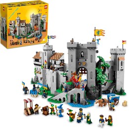 LEGO ICONS 10305 Castello dei Cavalieri con lo stemma del Leone