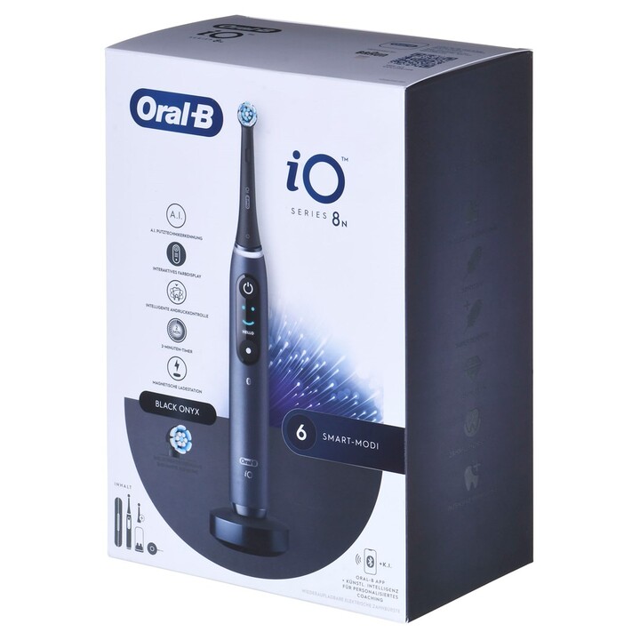 Braun 408567 escova de dentes elétrica adulto escova de dentes vibratória preta