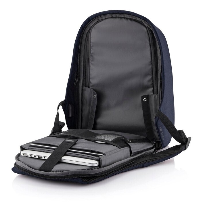 MOCHILA ANTIRROBO DE DISEÑO XD BOBBY HERO REGULAR AZUL MARINO P/N: P705.295