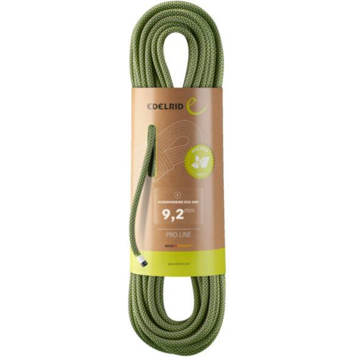 Corda ecologica Hummingbird 9,2mm 60m-notte-agrumi EDELRID
