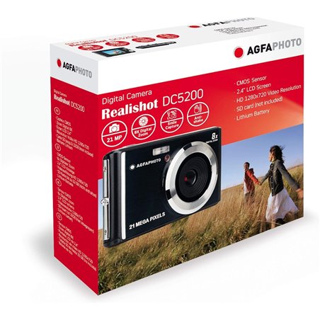AgfaPhoto Realishot DC5200 Preto - Câmera Digital Compacta