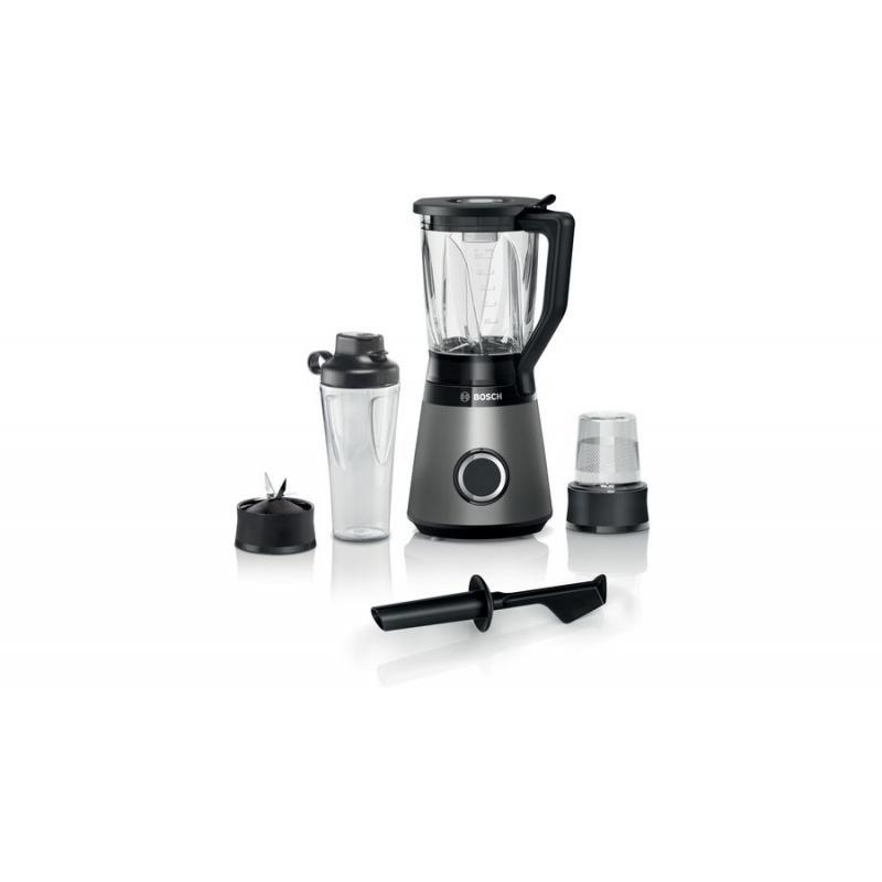 Bosch Serie 4 MMB6177S licuadora 1,5 L Batidora de vaso 1200 W Negro, Plata