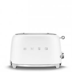 Smeg toaster 2x2 50´ style matt white tsf01whmeu