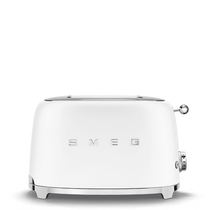 Smeg Toaster 2x2 50´ Stil mattweiß tsf01whmeu