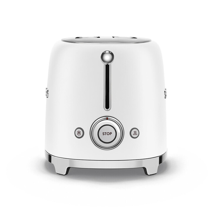 Smeg toaster 2x2 50´ style matt white tsf01whmeu