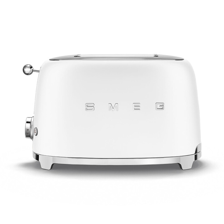 Smeg toaster 2x2 50´ style matt white tsf01whmeu