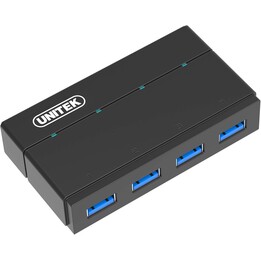 Hub Unitek Y-HB03001 4x USB3.0 com função de carregamento