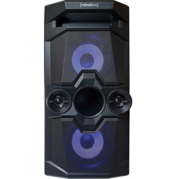 Rebeltec SoundBox 480 Enceinte stéréo Bluetooth portable noire, 50W RMS