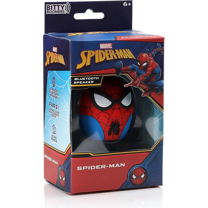 Bitty Boomers Mini Alto-falante Bluetooth Spiderman Marvel