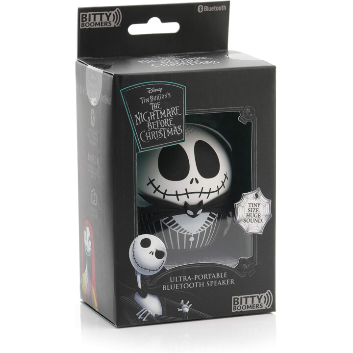 Alto-falante Bluetooth Bitty Boomers Mini Jack Skellington - O pesadelo antes do Natal