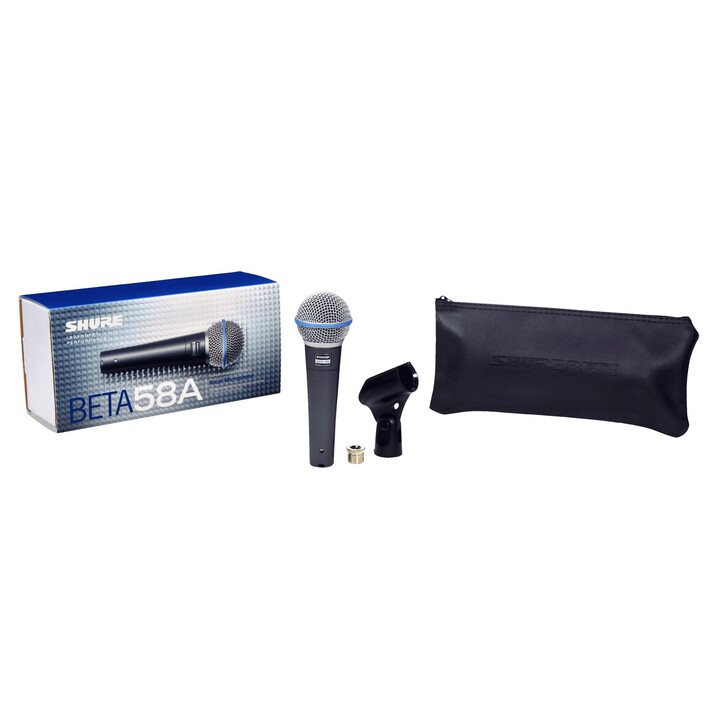 Shure Beta 58A - microphone vocal dynamique, supercardioïde