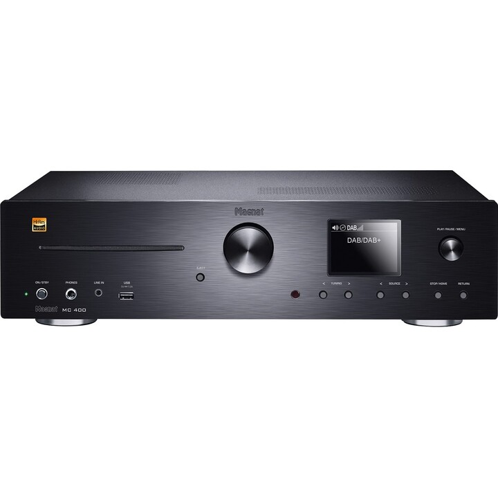 Magnat MC 400 - Reproductor de red 40 W, 2.0 canales estéreo, negro