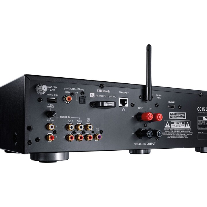 Magnat MC 400 - Reproductor de red 40 W, 2.0 canales estéreo, negro