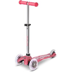 Trottinette Mini Micro Deluxe Fée Paillettes LED Rose