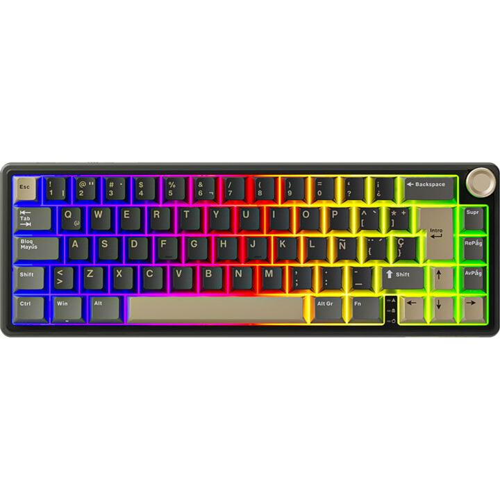 Interruttore sostituibile a caldo Royal Kludge RKR65 ISO ES Marrone Phantom