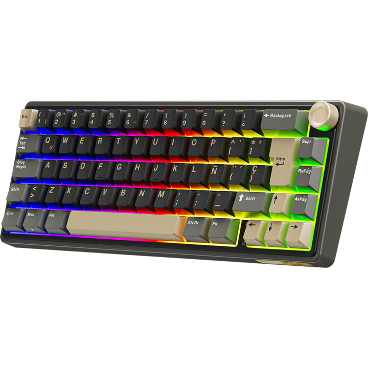 Interruttore sostituibile a caldo Royal Kludge RKR65 ISO ES Marrone Phantom