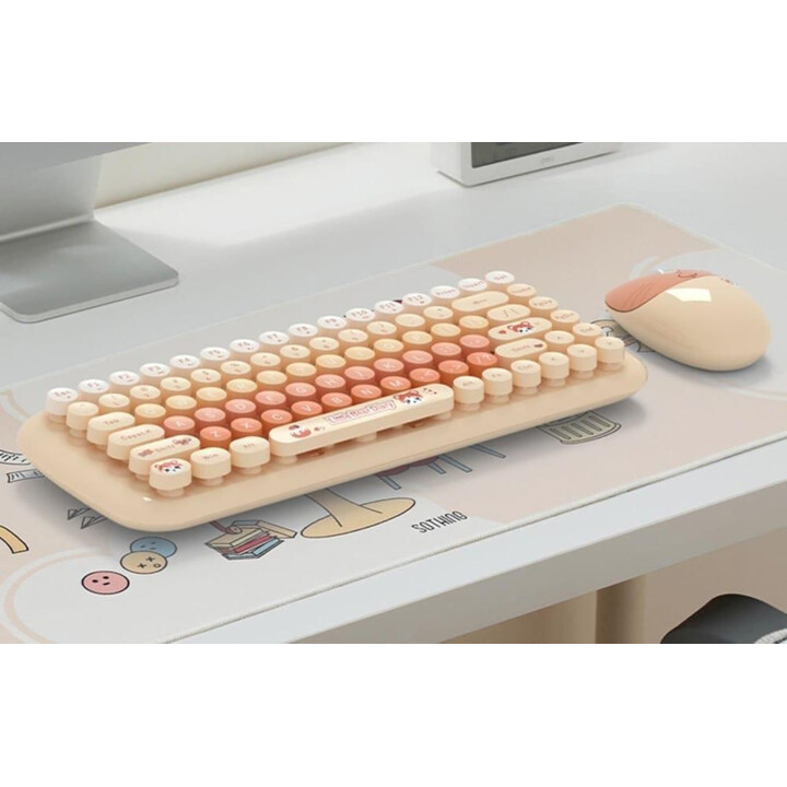 MOFII Candy New 2.4G Orange - Kit clavier et souris