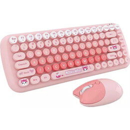 MOFII Candy New 2.4G Pink - Kit clavier et souris