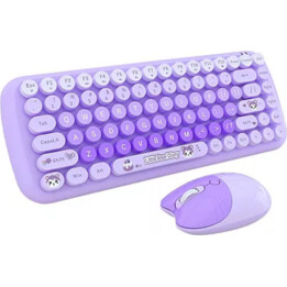 MOFII Candy New 2.4G Púrpura - Kit teclado y ratón