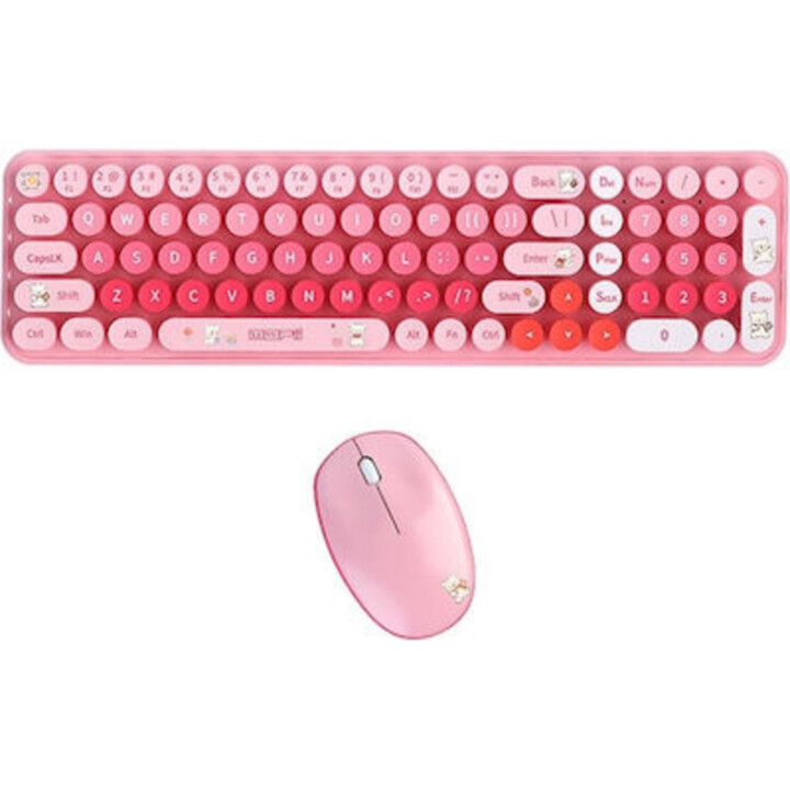 MOFI Baby Bear Pink - Keyboard and mouse kit