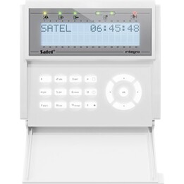 Clavier Lcd Satel (rétroéclairage blanc, lecteur de carte de proximité 125 Khz) Int-Klcdr-W