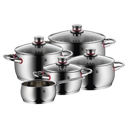 WMF Quality One 9-piece saucepan set