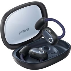 Baseus Eli Fit Open-Ear True Wireless-Ohrhörer Schwarze kabellose Kopfhörer