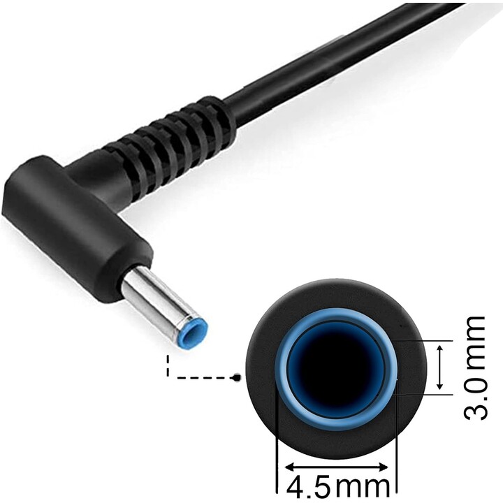 Alimentador portatil hp 45w 19.5v 2.31a tip 4.5mm