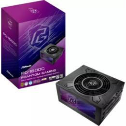 Fuente de alimentación ASRock PHANTOM GAMING 1600W 80 Plus Gold