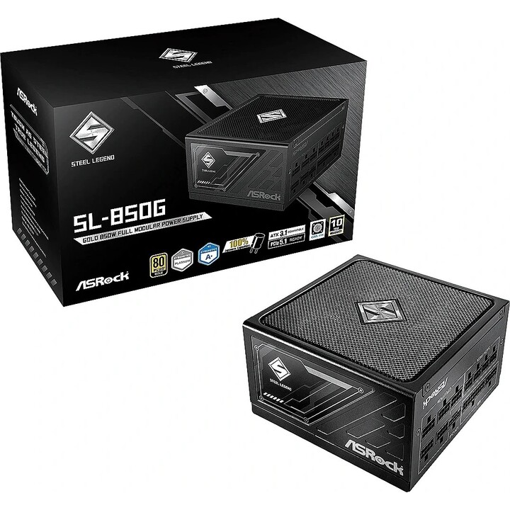 ASRock STEEL LEGEND 850W 80 Plus Gold power supply