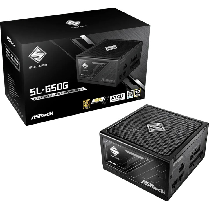 Alimentation ASRock STEEL LEGEND 650W 80 Plus Gold