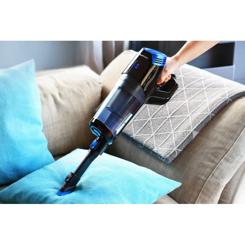 Blaupunkt VCH602BL aspiradora de pie y escoba eléctrica Batería Secar Ciclónico Sin bolsa 0,7 L 135 W Negro, Azul