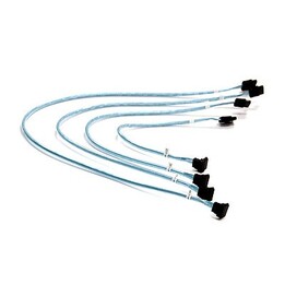 Supermicro 4 x Round SATA Cable 0.56m Black, Blue, White