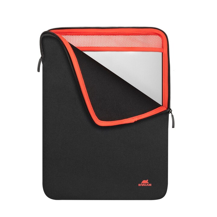 Custodia RIVACASE Antishock 5221 per MacBook 13, verticale, nera, doppia cerniera