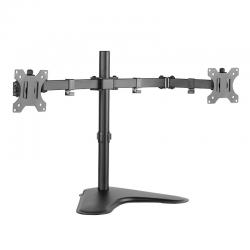 LogiLink BP0045 soporte para monitor 81,3 cm (32") Escritorio Negro, Acero inoxidable