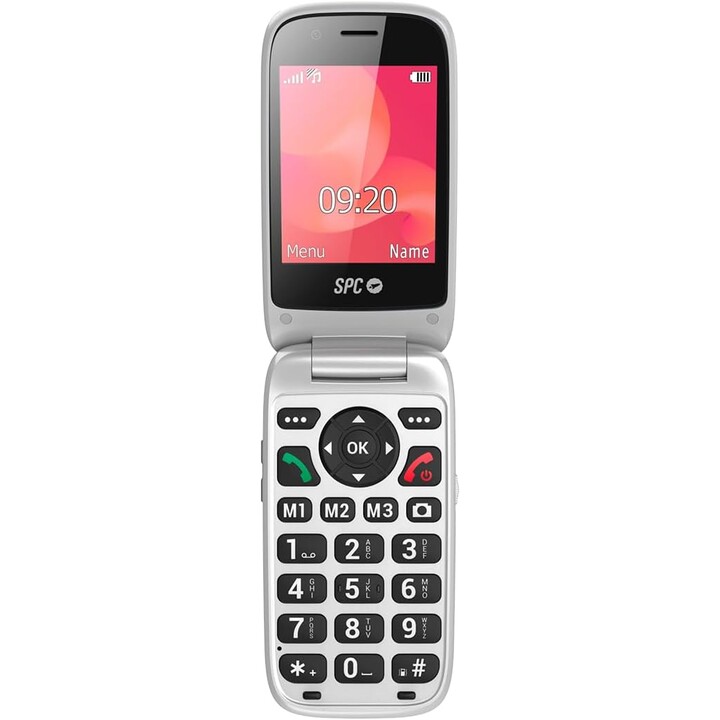 Teléfono Móvil SPC Polaris para Personas Mayores/ Negro