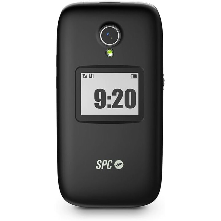 Teléfono Móvil SPC Polaris para Personas Mayores/ Negro
