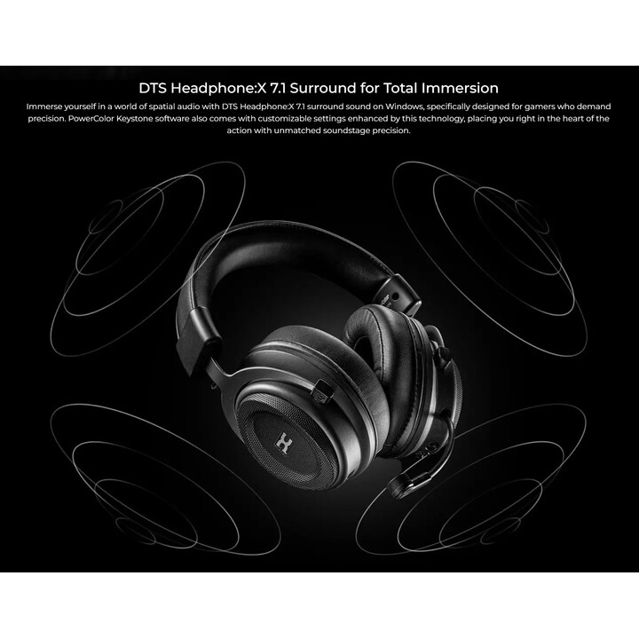 PowerColor Alphyn AH10 sans fil noir